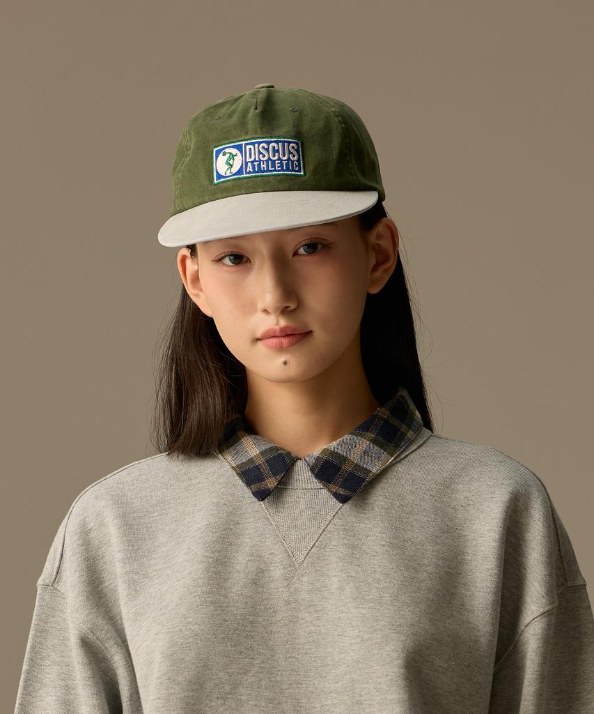 DISCUS ATHLETIC Logo 5-Panel Cap Khaki