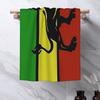 Leu Rasta Negru pe Steagul Rasta Design Reggae Jamaican Prosop de Față Moale Uscare Rapidă Piscină Baie Prosoape din Bumbac Absorbante
