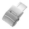 APAQVBCU (Small Shop) 18mm, 20mm, 22mm, 24mm 304L Stainless Steel Push Button Diver Clasp Watch Band with Soild Cast Buckle for Seiko and Citizen Watc
