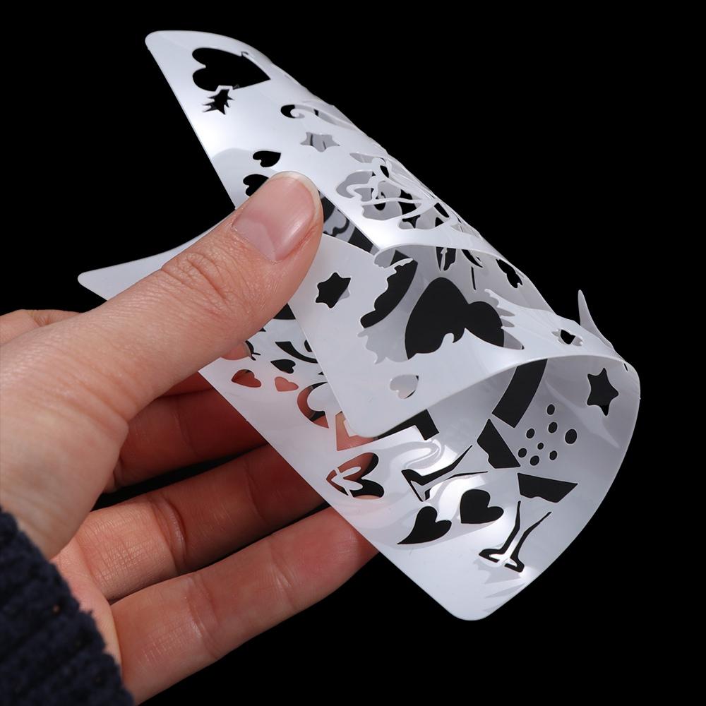 Decorative Hollowed Stencils Kit DIY Handcrafts Graffiti Templates  Embossing