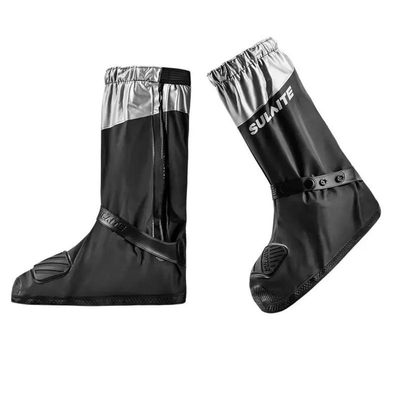 Motorcycle Waterproof Outfit Shoes Cover Motorcyclist Accessories Non-SlipThickened Wear-Resistant Outdoor Foot Gear Rain Boots