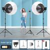 300W LED Studio Photography Light with Deep Parabolic Softbox