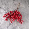 Red Berry Faux Floral Bouquet: Holiday Home Décor