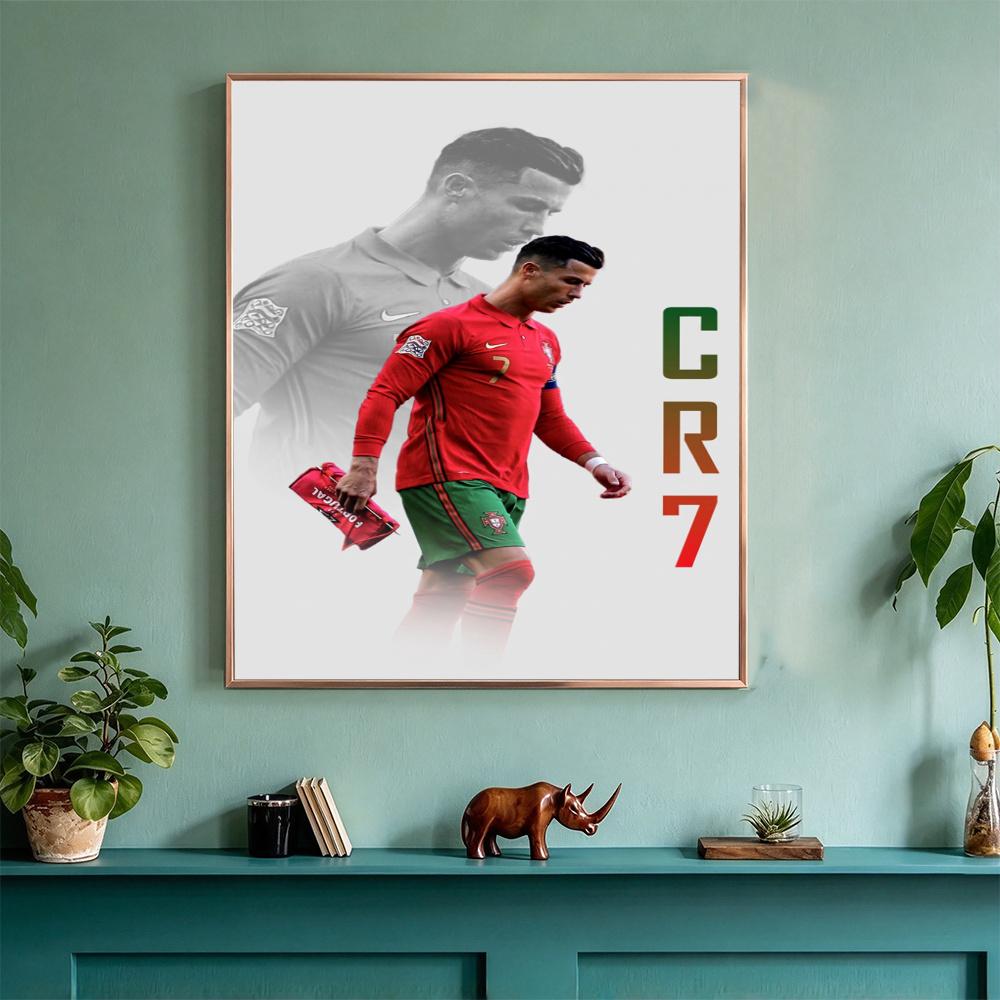 Cristiano Ronaldo Diamond Painting Round Diamond Mosaic Rhinestones Diamond Embroidery Craft Kit Wall Decor Without Frame