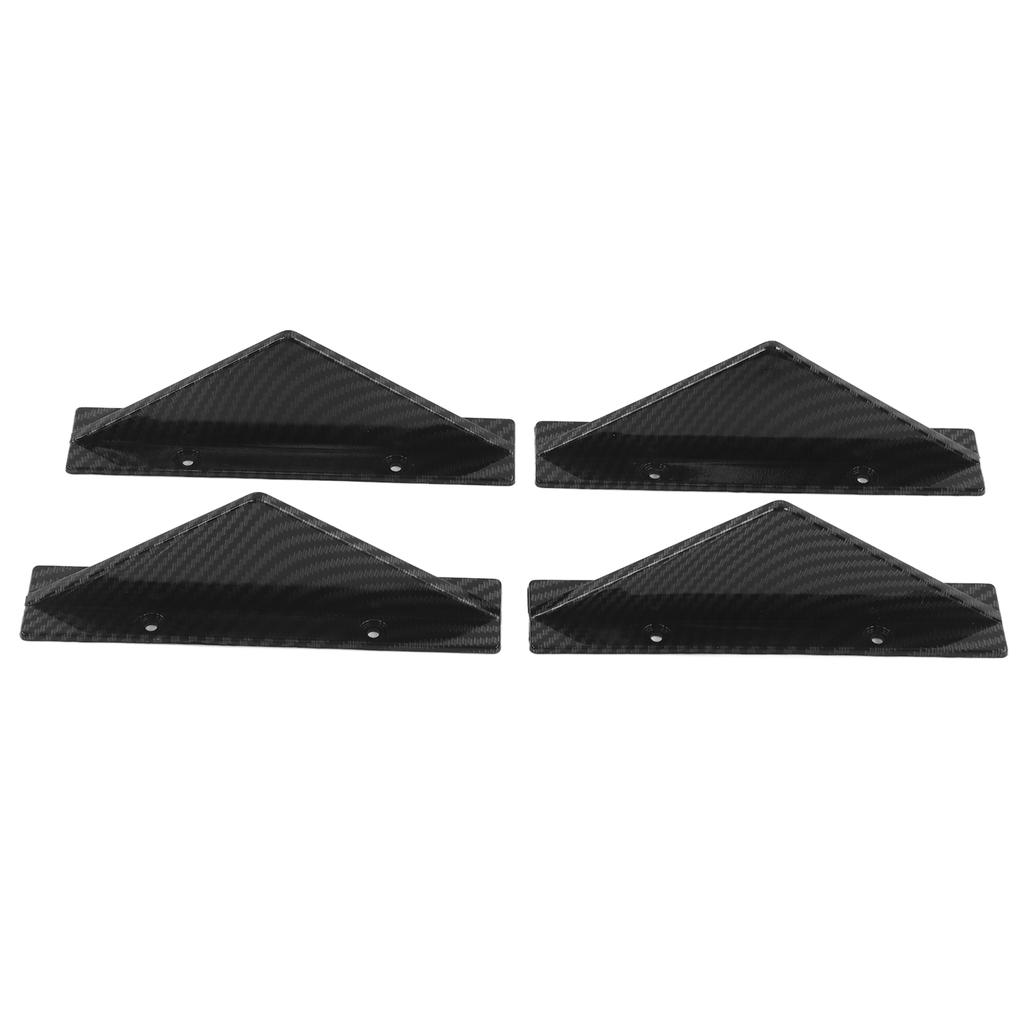 Universal Heckstoßstangenlippe Diffusor Kit Schwarz Heckstoßstangenspoiler Auto Modifiziertes Styling Zubehör