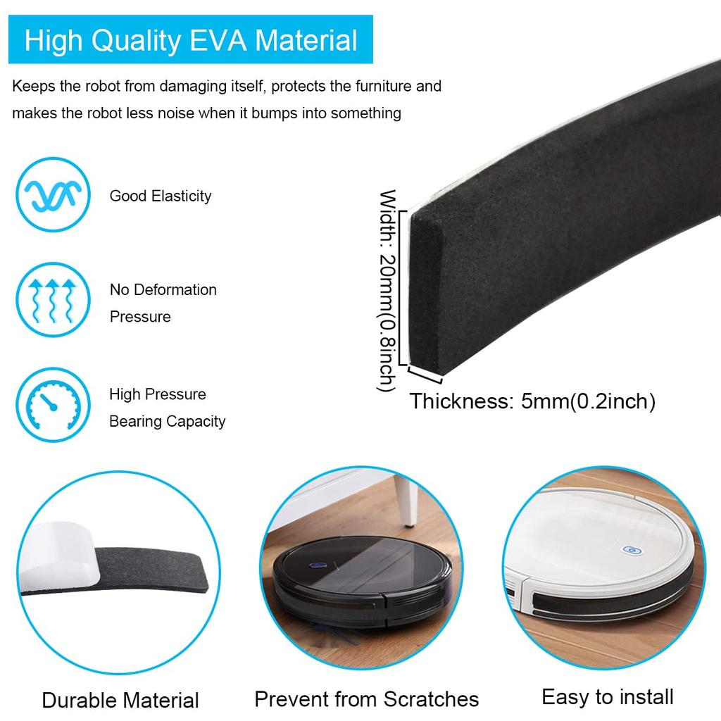 EATBALE Compatible Eufy Robovac 11S Robovac 15C Robovac 30C G30 G10 Hybrid Robot Vacuum Cleaner Replacement Accessories 4 6 Side 1 Main Brush Max,