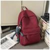 The new schoolbag is high-value, fresh and sweet backpack, couple light travel, spring outing, large-capacity backpack.