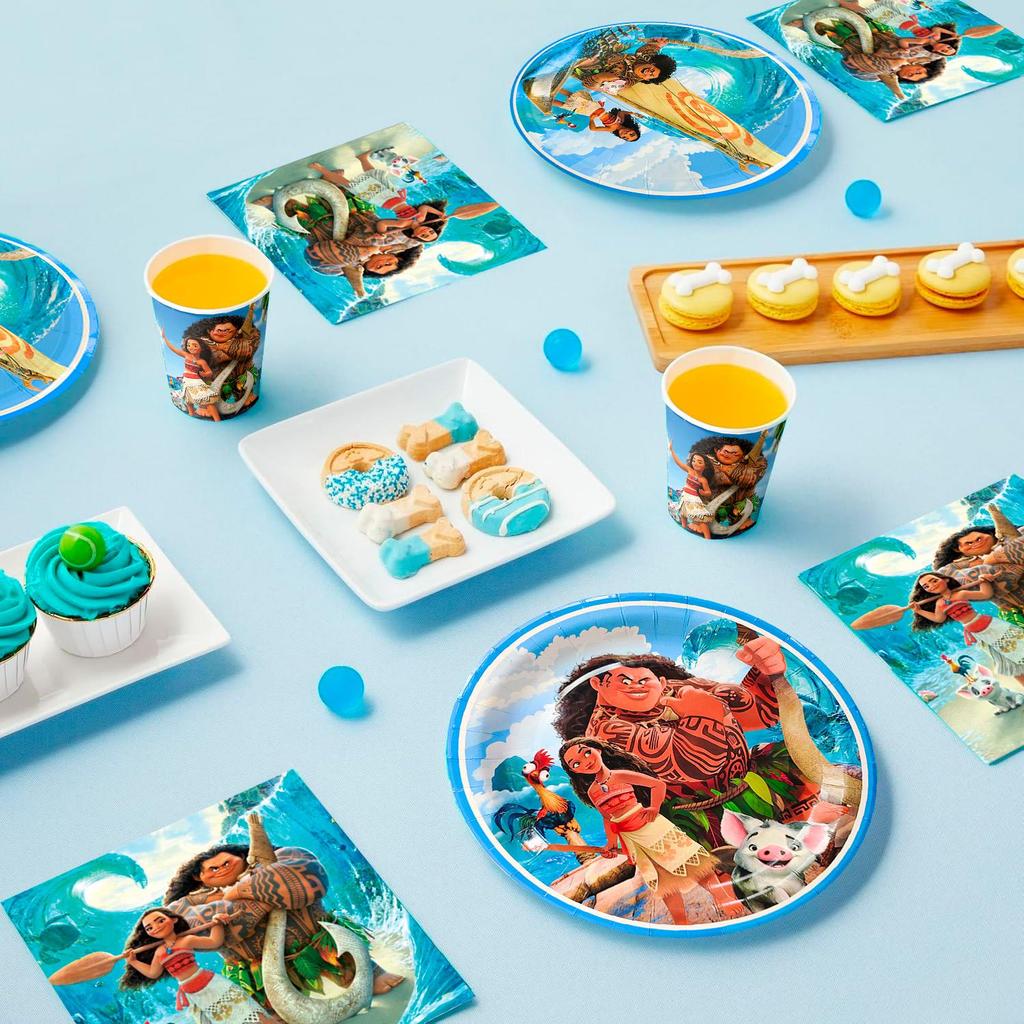 86pcs Cartoon Party Tableware Set, Cartoon Birthday Party Decorations Tableware Packs Includ Cartoon Banners Tablecloth Plates Cups Napkins etc