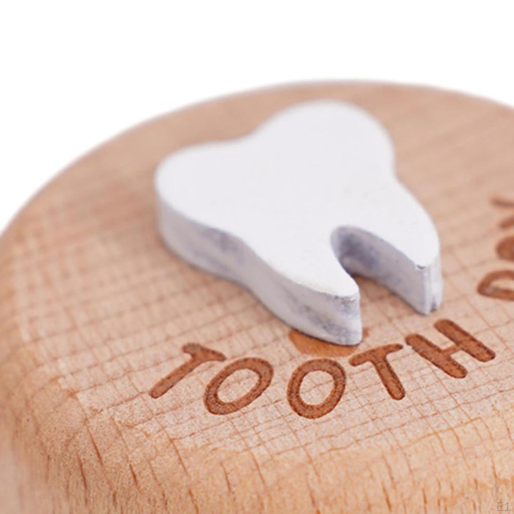 Baby Tooth Box Keepsake Deciduous Teeth Shower Birthday Gift Newborn Children