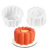 2pcs Flower Petal Chocolate Baking Mould Food Grade Silicone Mousse Cake Molds for Family Gatherings and Celebration
