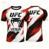 Heißer Sommer Verkauf UFC Boxen Kampf Wettbewerb Herren T-Shirt Mode Schnelltrocknend Lässig Atmungsaktiv Rundhals Kurzarm Oberteile