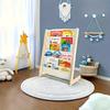 5/7 Tier Solid Wood Bookshelf Multifunctional Storage Floor Rack Reading Bookshelf Picture Book Organizer Racks for Home Office