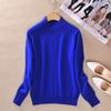 Women's Slim Cozy Knitted Half-turtleneck Cashmere Wool Jumper For Winter Warmth
