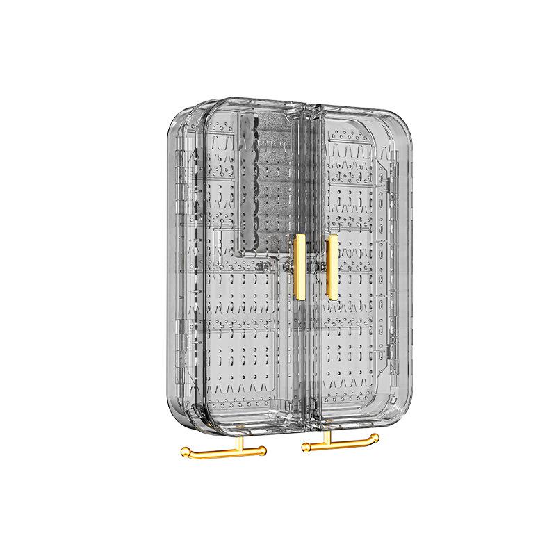 1pc Bedroom Wall Mount Earring Holder Earring Storage Display Stand Plastic Earring Organizer Jewelry Accessories