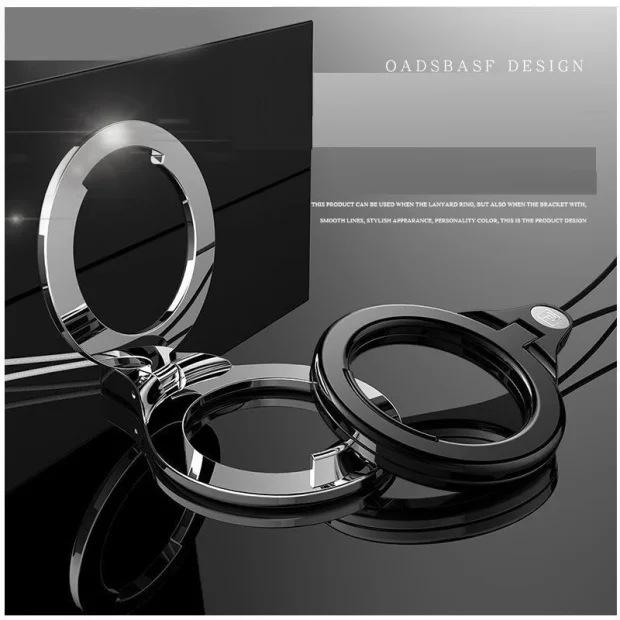 Newbie Offer: Multi-Function Metal Mobile Phone Lanyard Ring with Stand, Universal Short Rope