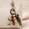 Handmade Natural Fruit Shell Bag Keychain Personality Multifunctional Usage Fruit Shell Wind Chime Ornament Bag Accessories