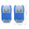 2pcs LED   Light Front Tail   Warning Colorful Lamp 3 Lighting Modes Waterproof Cycling Equipment