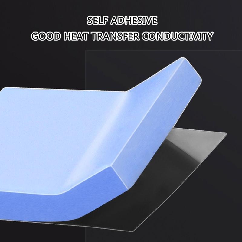 100Pcs/50pcs Silicone Thermal Conductive Pad, 12x12mm Heat Transfer Mats For Computer Components Cooling Heatsink