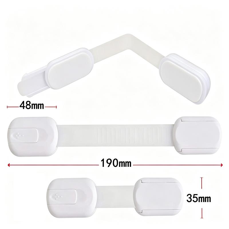 Baby Safety Lock Drawer Adjustable Child Safety Strap Locks No Drilling Multi-Purpose Window Locks Cabinets Drawers Doors Latche