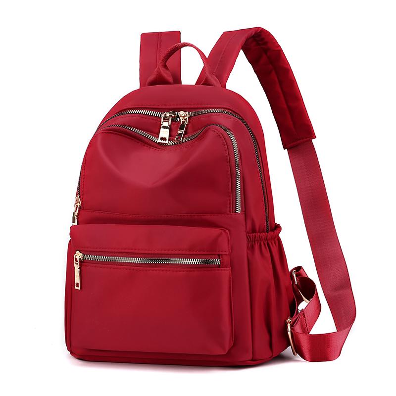 Women's Fashionable Oxford Cloth Backpack - Large Capacity, Compact Design, Ideal for Students and Travel