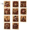 Interactive Family Crafts Christmas Faux Pearl Art Kit, Tree Wreath Painting DIY Sets Sparkling Diamond Craft Kit for Adults, Holiday Wall Decor Gift