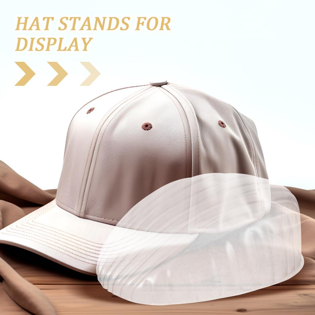 10Pcs Baseball Caps Inner Support Hat Shaper Plastic Clear Hat Holder Display Stand Baseball Cap Insert Rack Cap Inner Support