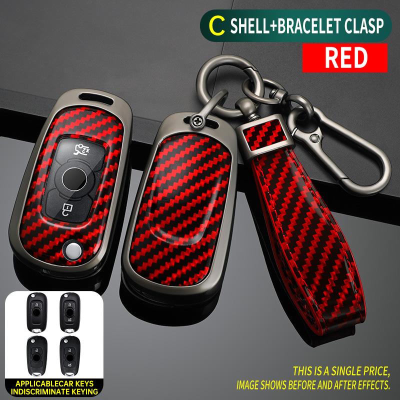

Zinc Alloy Car Flip Key Case Cover Shell Keychain For Buick Verano Encore Gx Gl6 - For Opel Vauxhall Astra K Corsa E