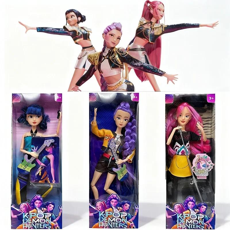 %$Spielzeug Kpop Dämonenjäger Actionfigur Spielzeug Rumi Mira Zoey Schöne Prinzessin Baby Mädchen Puppen Kunststoff DIY Spielzeug für Mädchen_$