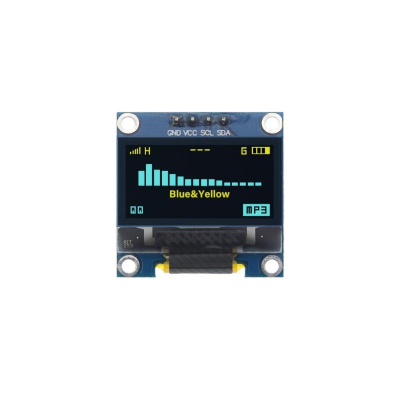 

0.96Inch SelfLuminously OLEDs Panel Yellow Blue/White /Blue Display Screens Ideal for Microcontroller Integration жовтий/синій