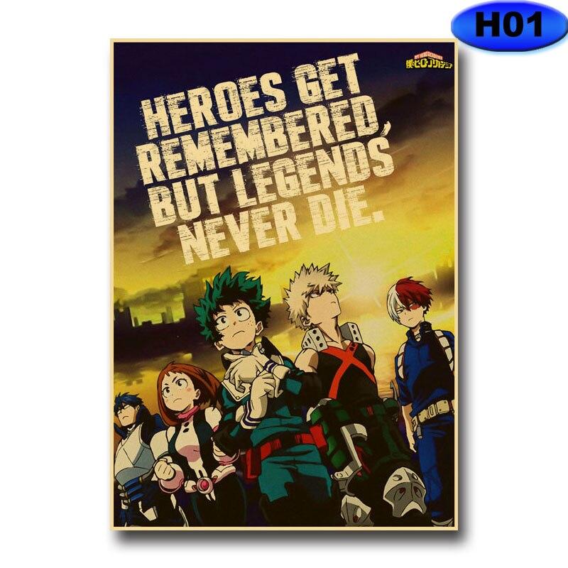 

Плакаты «Мой герой Академии», украшение дома, художественные картины, настенный декор, гостиная, бар, декоративные картинки, наклейки в стиле аниме, комиксы, подарки 30x21cm