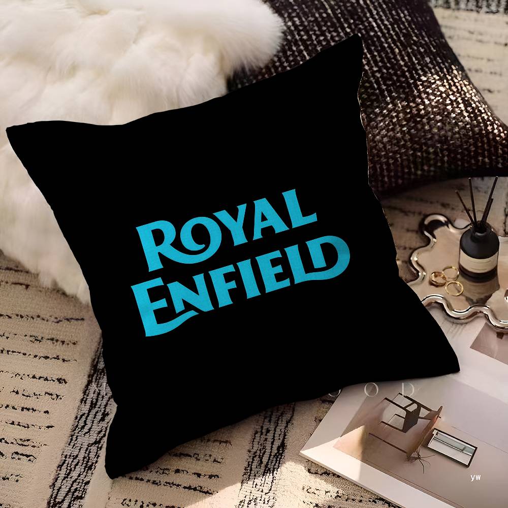 R-ROYALS E-ENFIELDS Logo Pillowcases Home Bedding Decorative Pillow Cover Wedding Super Soft Pillow Case