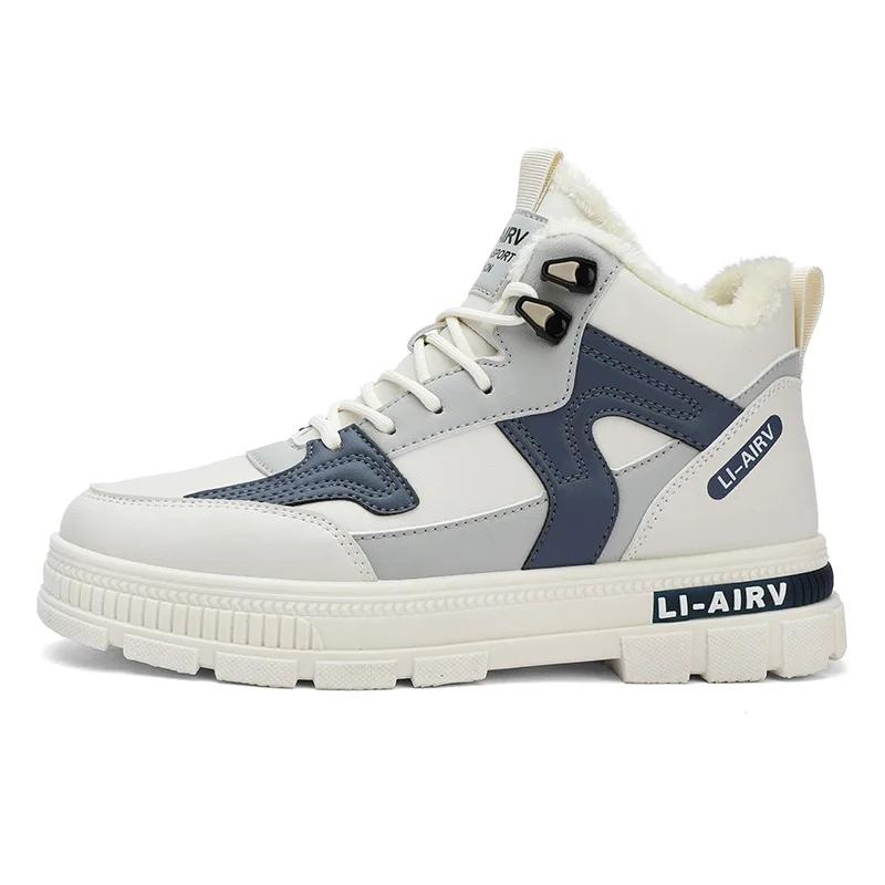 2024 Mens Boots Casual Shoes Winter Leather Designer Luxury Ankle Platform Chelsea Tactical Cowboy Combat Work Safety Sneakers