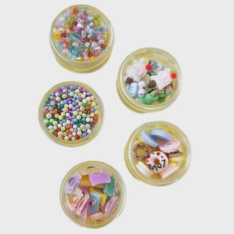 Cartoon Ice Cream & Donut Resin Nail Art Accessories
