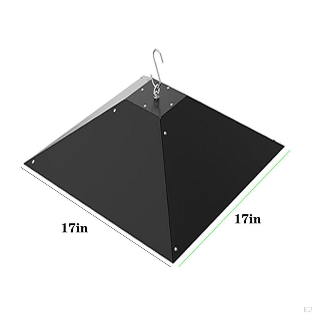 Metal Squirrel Baffle Smooth Surface Rainproof Hanging