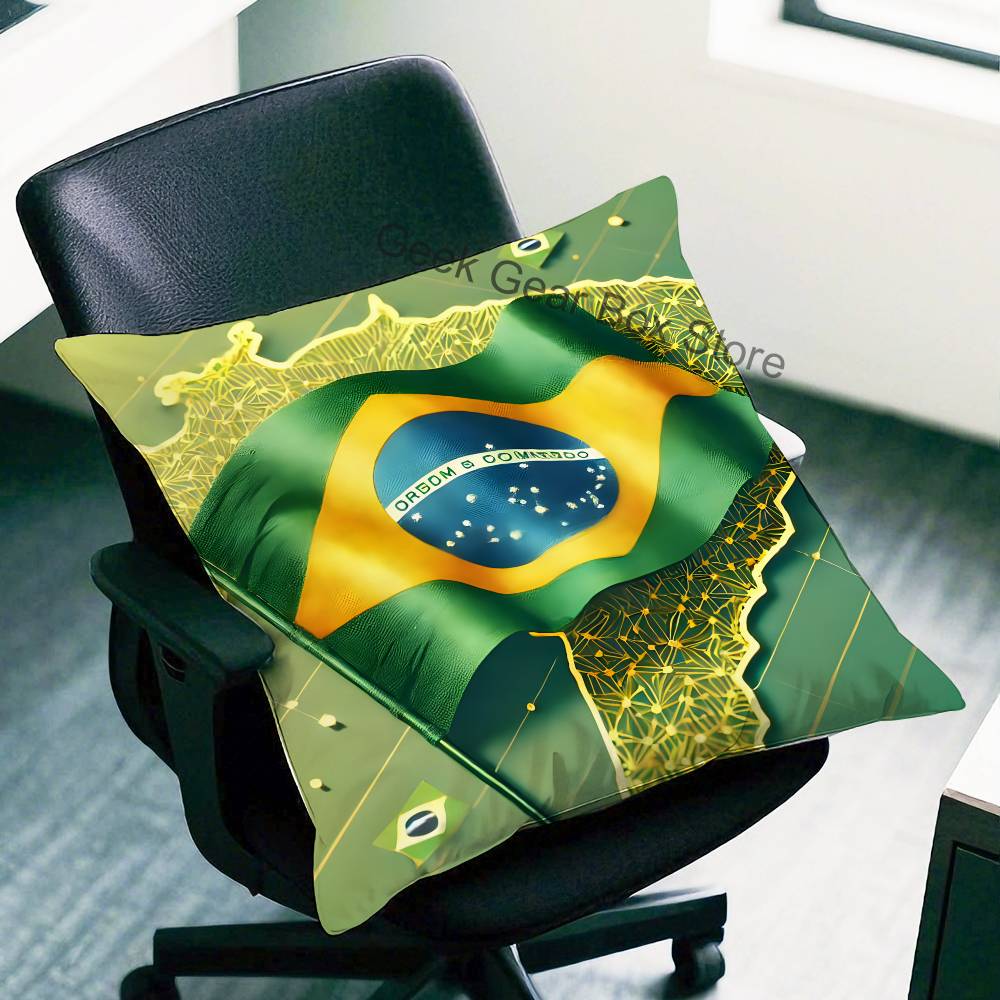 Rio de JaneiroBrazi Anime Celebrity Merchandise AllMatch Printed Pillow Case Sofa Car Office Room Decoration Protector