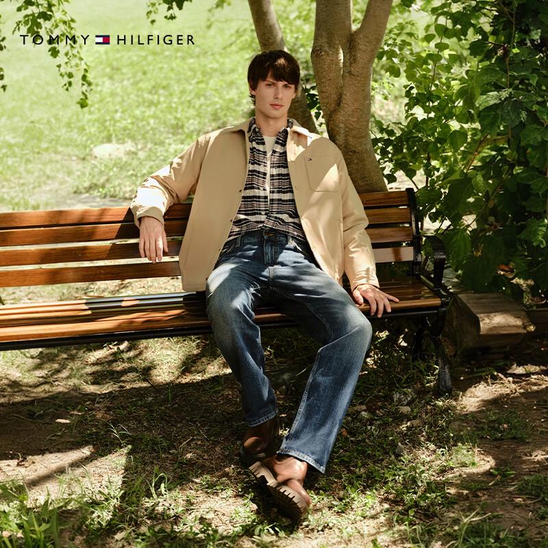 Мужская фланелевая клетчатая куртка-рубашка Tommy Hilfiger M
