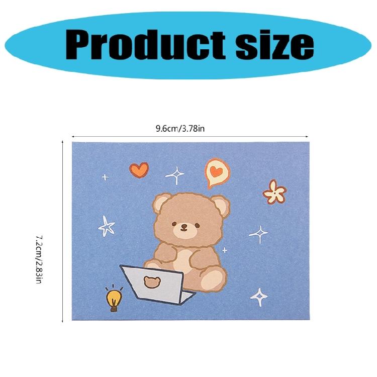 Birthday Card Festival Card Cartoon Animal Greeting Card Envelope Postcard for Children
