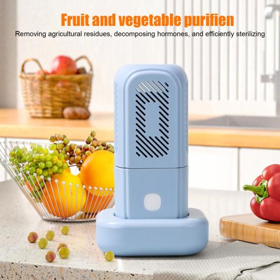 Handheld Produce Purifier Fruits And Vegetables Cleaner with OH-Ion Technology, Rechargeable Fruit Vegetable Washing Oh Ion Water Machine, Portable