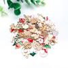 20-100pcs Snowman Cartoon Resin Figurine Pendant Alloy Hand-made Hanging Materials  Home