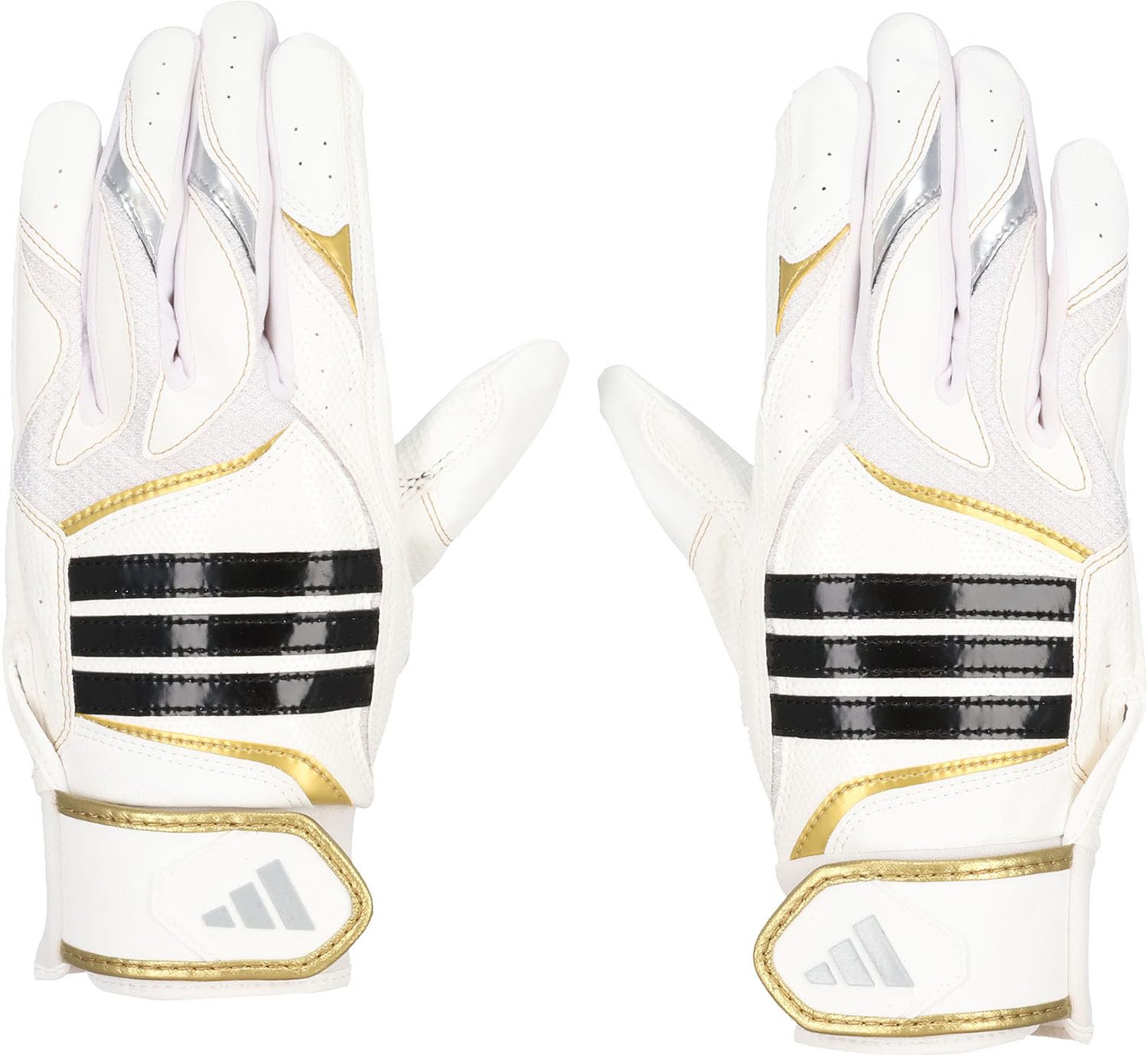 

перчатки для отбивания adidas BASIC Белый x Золотой L LBG405 Бейсбол/Софтбол