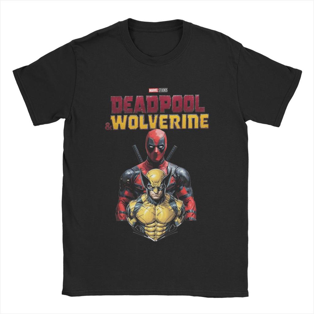 Summer Deadpool & Wolverine Men Women T Shirts Outfits Vintage Tees T-Shirt Pure Cotton New Arrival Clothes