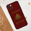 Lebanese Lebanon Flag Case For Apple iPhone 16 15 14 13 11 12 Pro Max Mini XR 15 16 Plus 16e Protective Cover