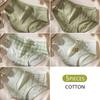 5Pcs Cotton Women Panties Breathable Underwear Lovely Young Girls Briefs Sexy Low Waist Panty Underpants Female Lingerie