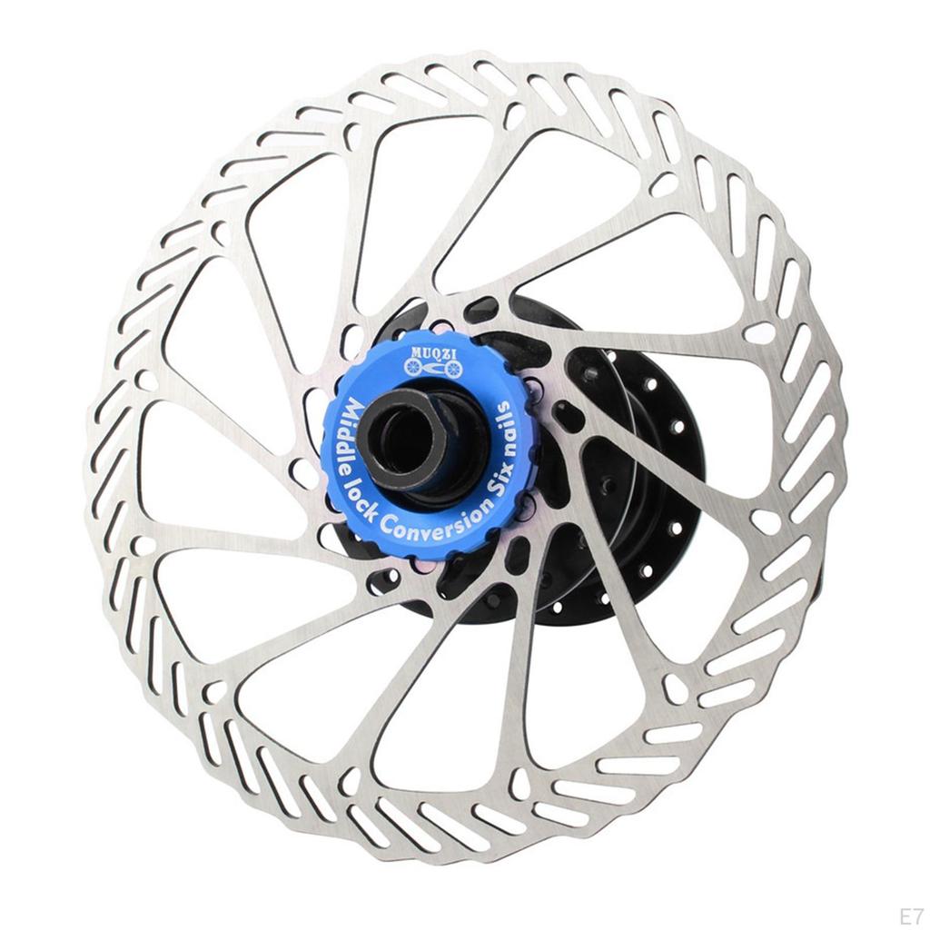 Brake Disc Central Locking 6- Rotor Adapter, Compatible with 9/12 / 15mm Thru Axle