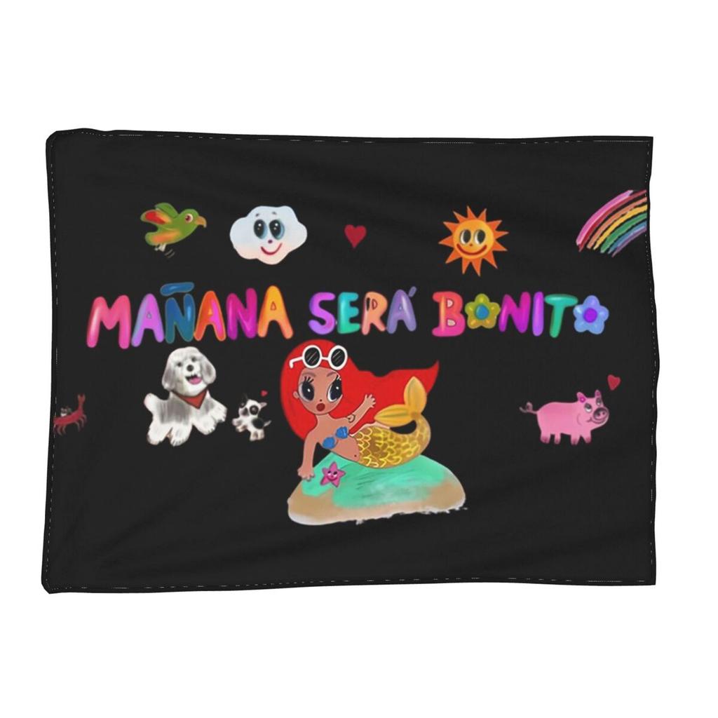 Manana Sera Bonito Colombian Music Singer Karol G Blanket Soft Warm Flannel Throw Blanket Cover for Bed Living Room Travel Home