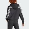 adidas Future Icons 3-Stripes Full-Zip Hoodie Black Women IN9475