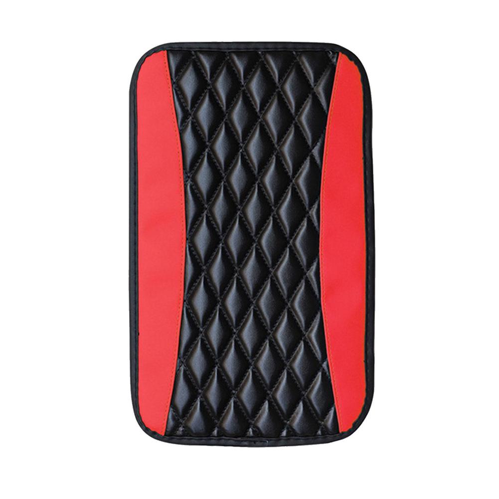 Auto Armstöd Kuddfodral Läder Mittkonsol Box Interiör Universell Bilstöd Arm Mjuk Tillbehör Vaddering Bil Skydd I7L3