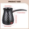 Electric Turkish Coffee Pot Warmer Anti Scald Dry Boil Protection Fast Brew with Handle Water