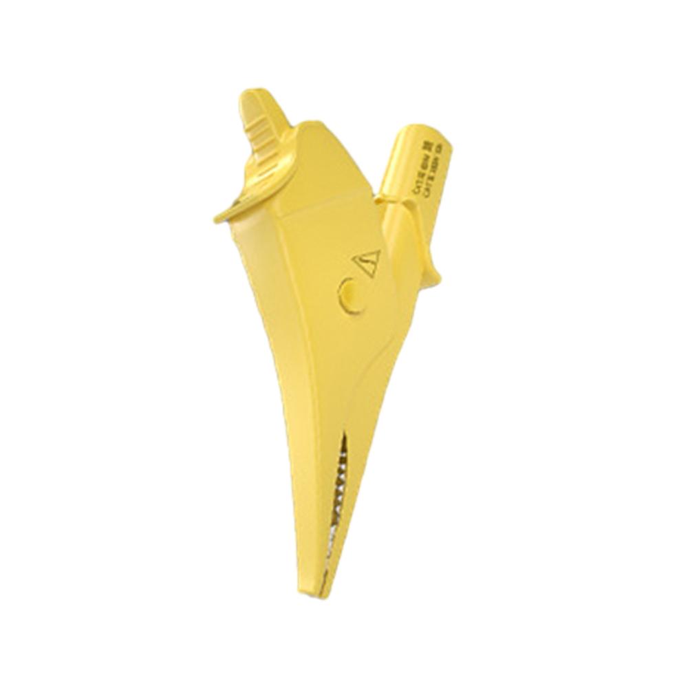 

Insulated Battery Test Clip 36mm HV Alligator Clip For Banana Plug 4mm Multimeter Pen Cable Probes Crocodile Clip жовтий