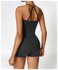 Women's European & American Style Quick-Dry Yoga Set: Tight Vest and Shorts for Outdoor Running and Fitness